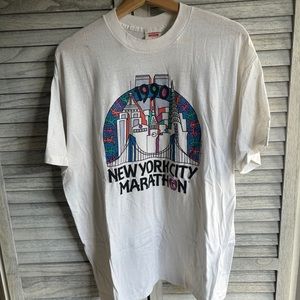Vintage New York Marathon Shirt 1990